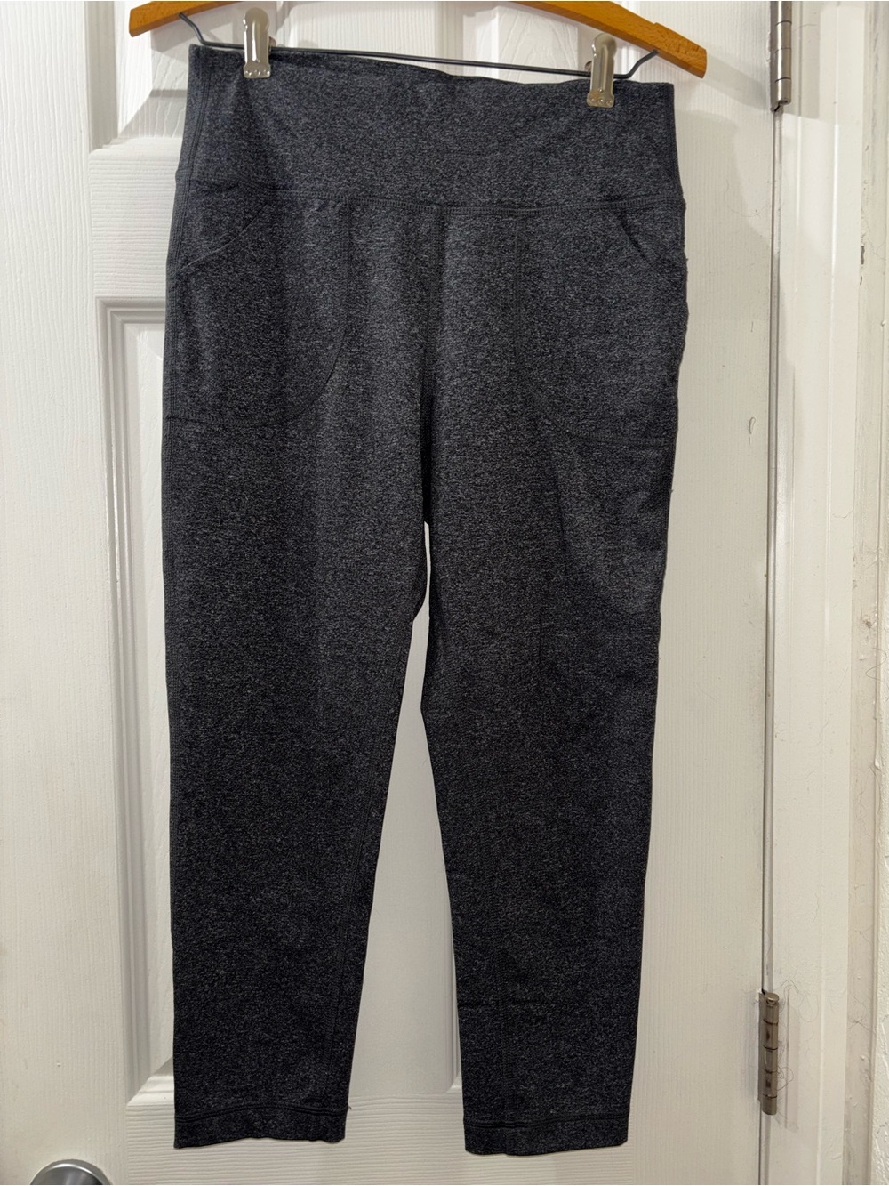 90 Degree By Reflex Women's Heather Charcoal Leggings